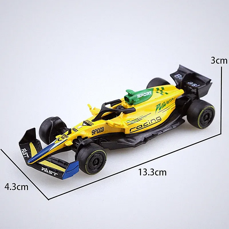 1:43 Rennwagen Modellauto Pullback Formel Legierung Spielzeug Kinder