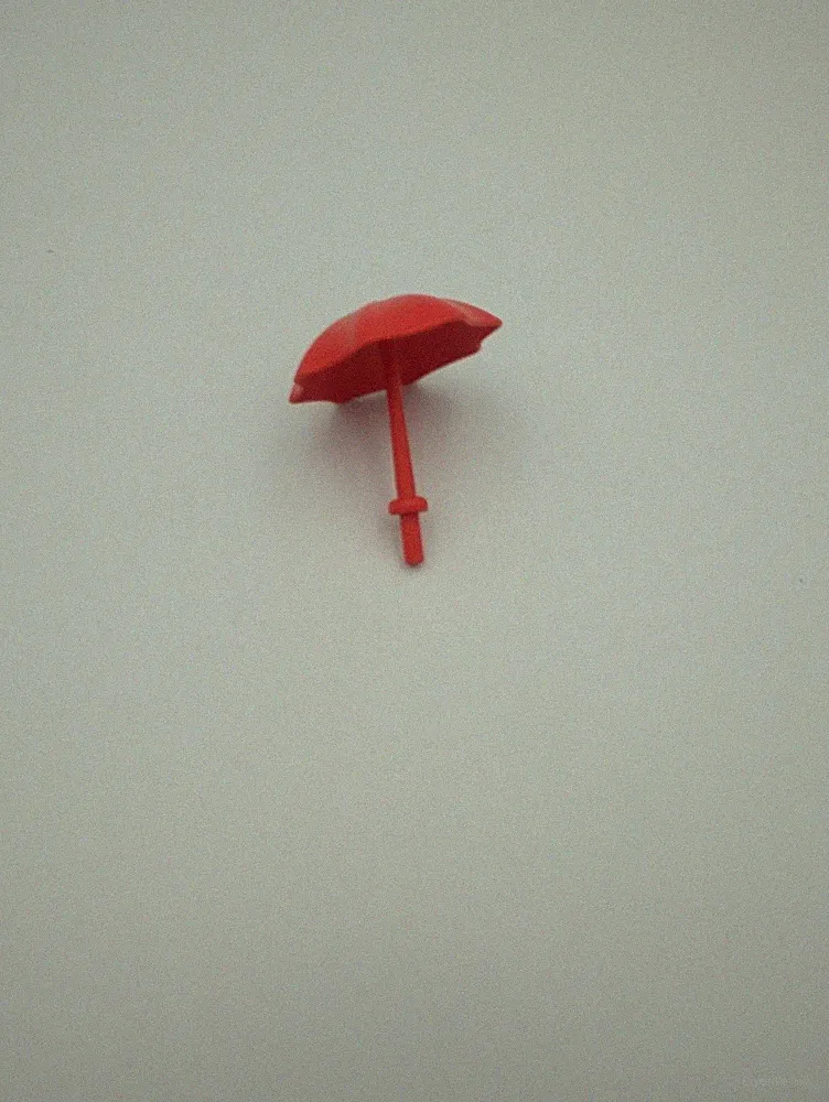 1x Lego Duplo Sonnen Regen Schirm rot Stop Ring Kinderwagen 4153052 40554