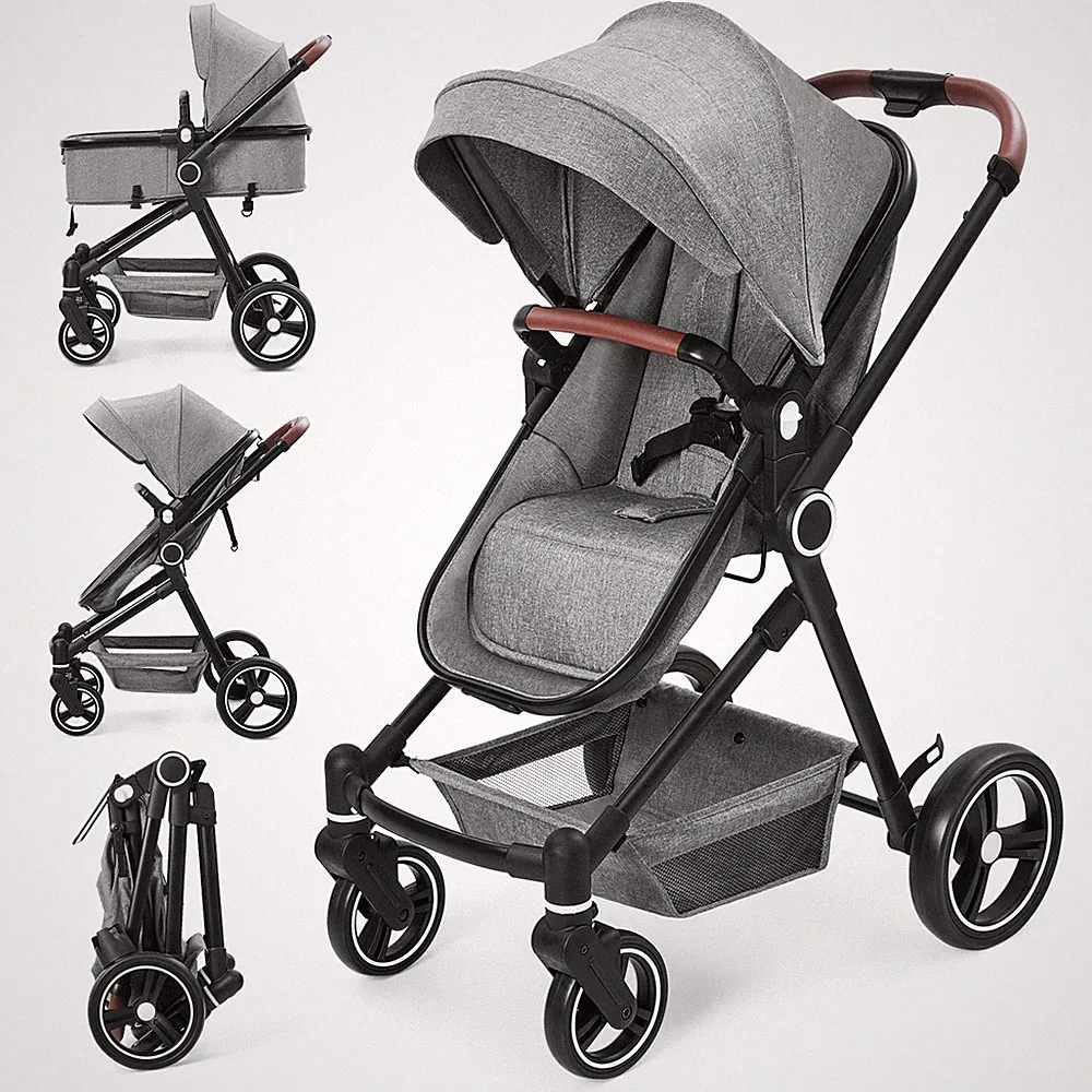 2 in 1 Kinderwagen Babywagen Buggy klappbar wendbar ab Geburt bis 36 Monate