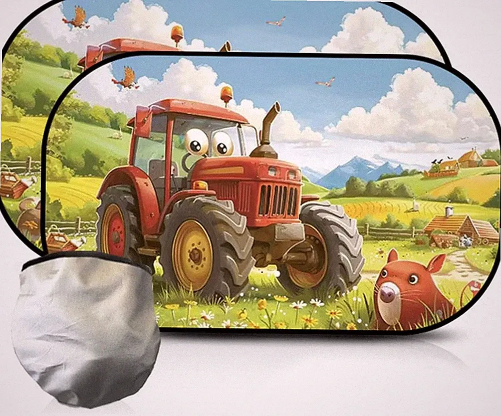 2 PCS Sonnenschutz Auto Baby, UV Schutz Sonnenblende Auto Kinder, Faltbar Autofe