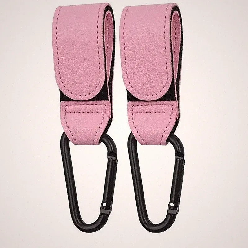 2 Stück Leder Kinderwagen Haken