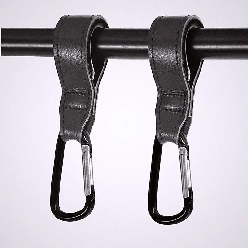 2er Set Kinderwagen Haken Karabinerhaken für Wickeltasche Wickelrucksack Beutel