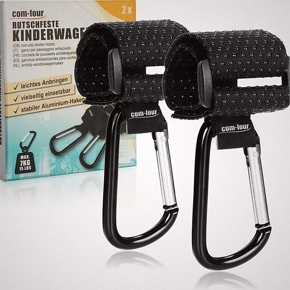 kinderwagen haken schwarz