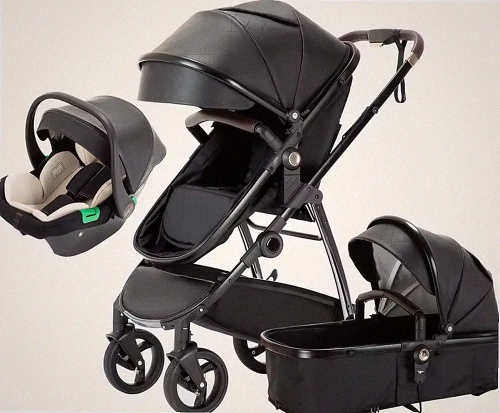 3 in 1 Kinderwagen, Autositz, Sportwagen,viel Zubehör, Kostenloser Versand,...