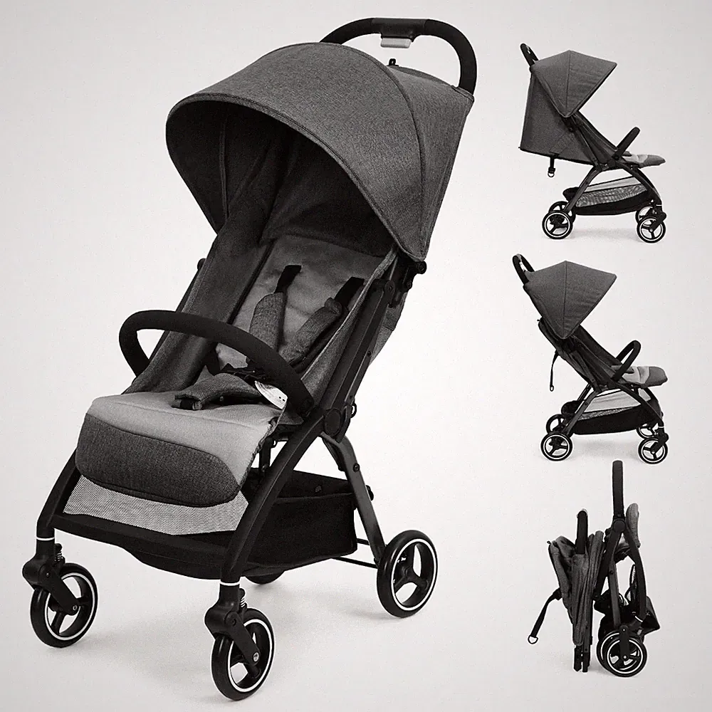 3in1 Kombi-Kinderwagen Buggy Reisebuggy inkl 3 Neigepositionen drehbarem Leichte