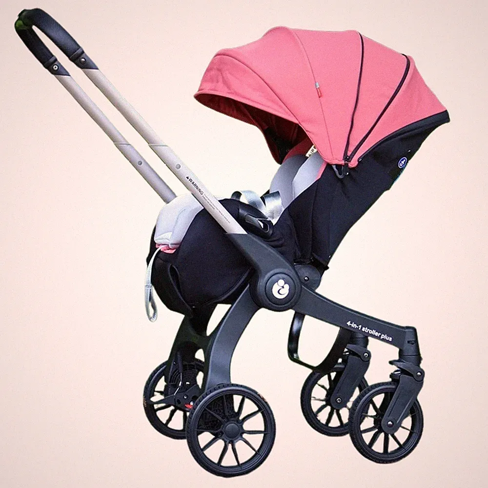 4 in 1 Kinderwagen Komplettset Faltbar Reisebuggy Autositz bis 20kg 5 Farben NEU