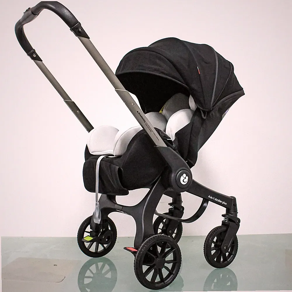 4-in-1 Kombi-Kinderwagen: Leicht, faltbar & wendbar – Komplettset für Neugeboren