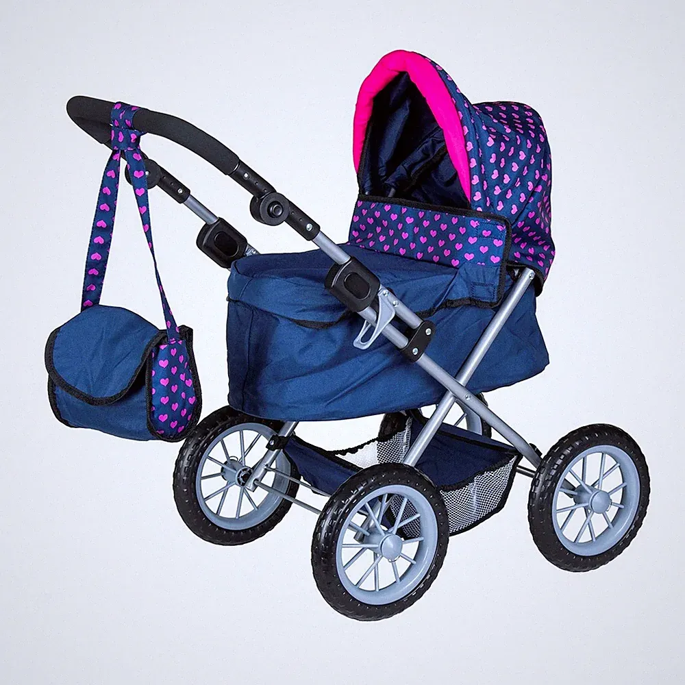 4003336130546 Puppen-Kinderwagen BAYER Design 13054AA Trendy tief Marineblau bay