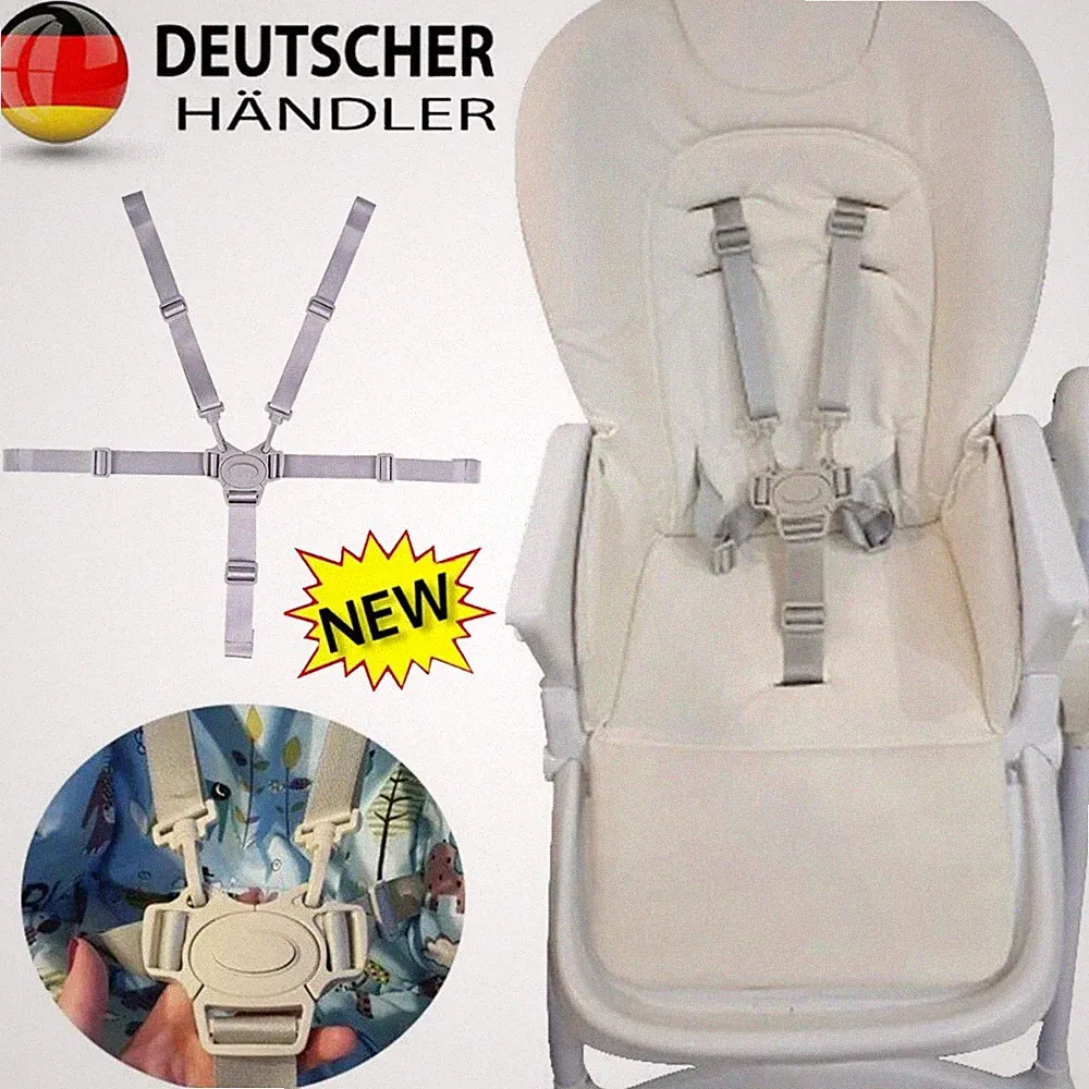 5-Punkt Kinderschutzgurt Hochstuhl Anschnallgurt Kinderwagen Sicherheitsgurt DHL