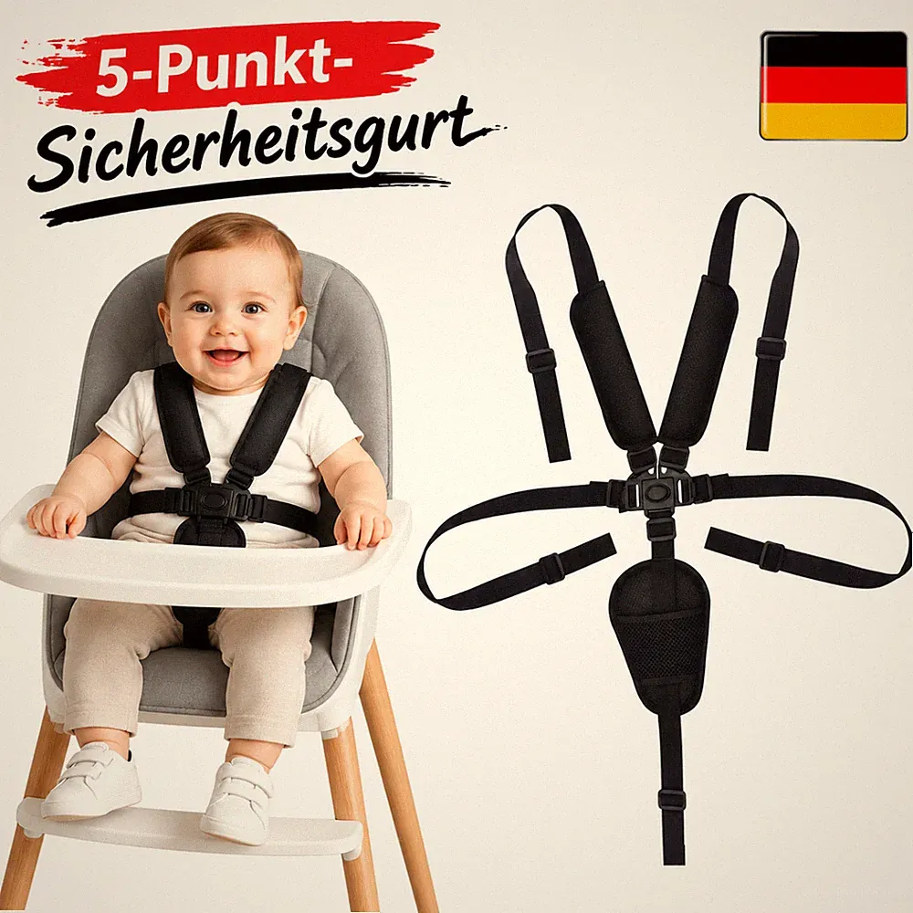 5-Punkt Sicherheitsgurt Autositze Buggy Kinderwagen Hochstuhl für Babykinder