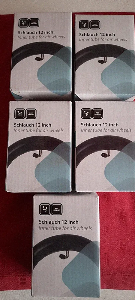 5x Innere Schlauch 12 zoll Reifen Fahrräder Kinderwagen Elektroroller Ect...