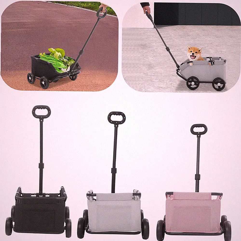 7.5kg/16.53lbs Hundewagen Faltender Hundewagen Reisen Haustier-kinderwagen