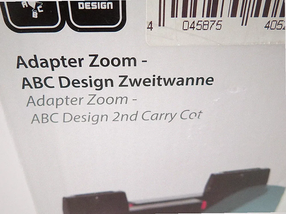 ABC Design Adapter Zoom Zweitwanne Geschwisterwagen, OVP