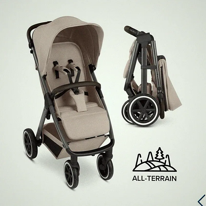 ABC Design AVUS 2 Buggy Beige (Camel) faltbar 5-Punkt-Gurt