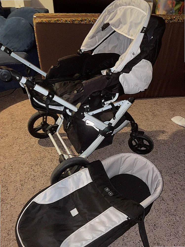 ABC Design Kinderwagen+ Babyschale +Adapter Maxicosi +Regenschutz