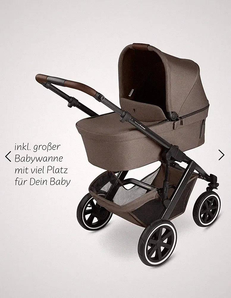 ABC Design Kombi-Kinderwagen Salsa 5 Air - Nature