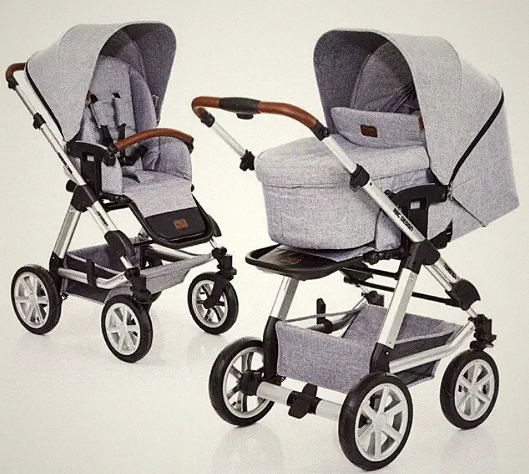 ABC Design Kombi-Kinderwagen Tereno 4 - inkl. Babywanne+ Luftreden