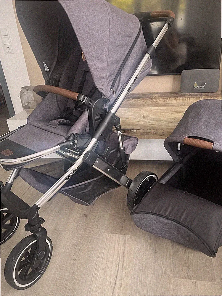 ABC Design Salsa 4 Air Diamond Edition Kombi Kinderwagen, Asphalt