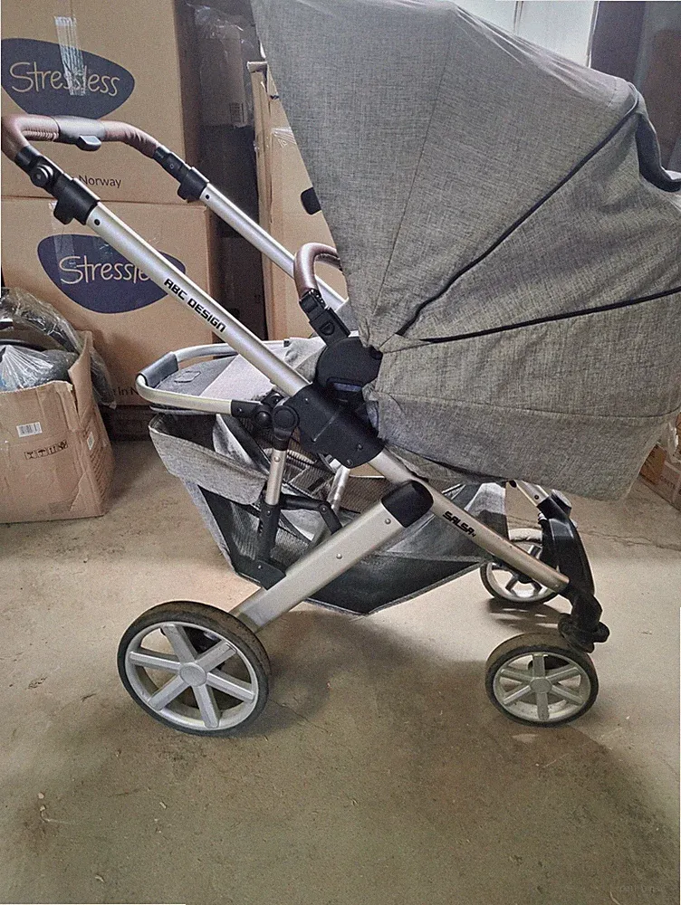 ABC Design Salsa 4 Diamond Kombi-Kinderwagen + Tasche und Regenschutz