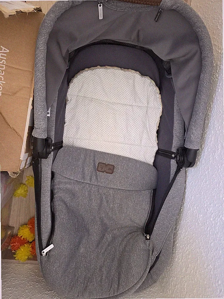 ABC Design Salsa 4 Kombi-Kinderwagen, 2-in-1, Grau