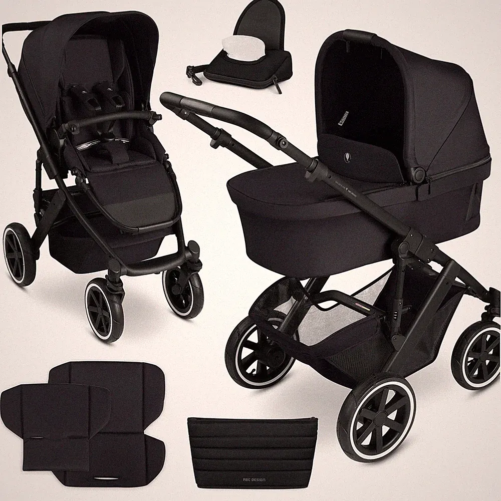 ABC Design Salsa 5 Air - Coal (schwarz) Kombi-Kinderwagen NEU OVP