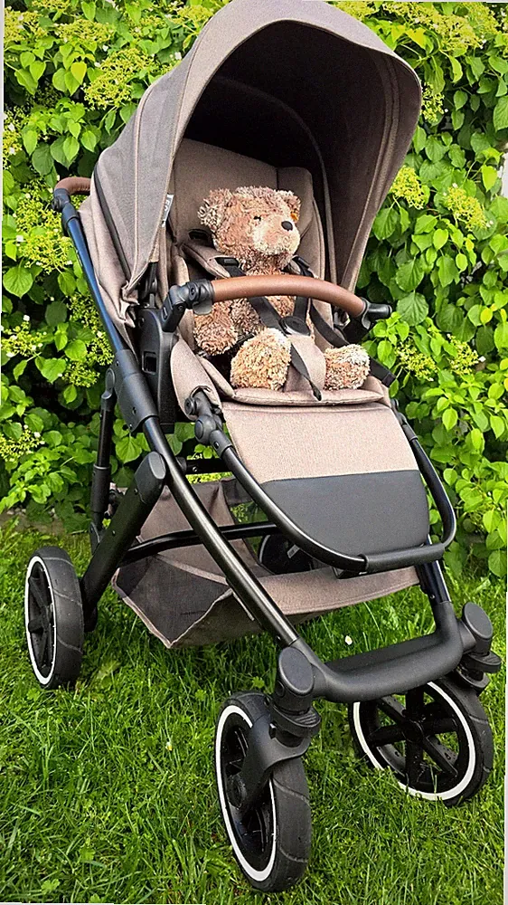 ABC Design Salsa 5 Air Kombikinderwagen Farbe Nature, Babywanne + Sportsitz