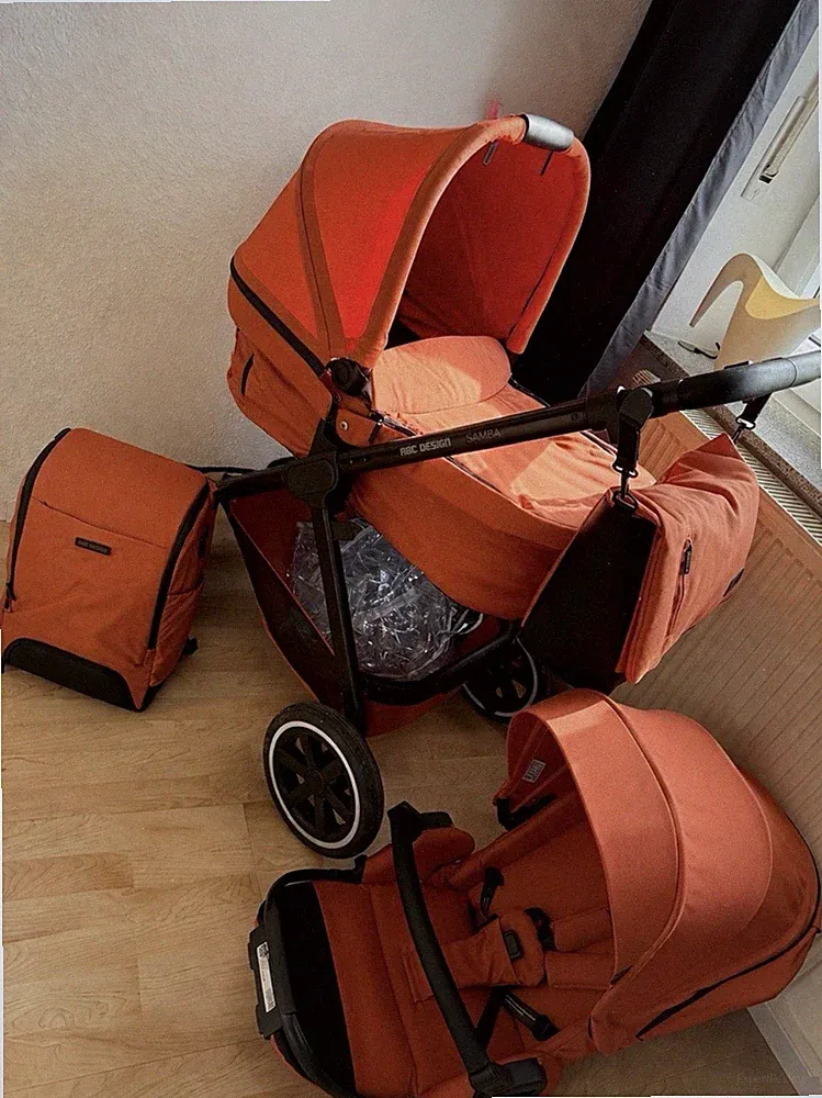 ABC Design Samba Komplettset Midnight Babywanne Sportsitz Wickeltasche Zubehör