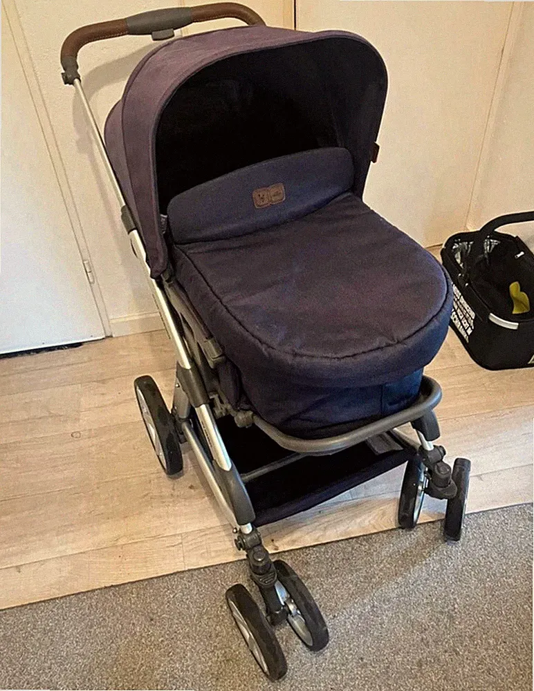 ABC Design Turbo 6 Buggy faltbar, Einsitzer, 5-Punkt-Sicherheitsgurt, blau