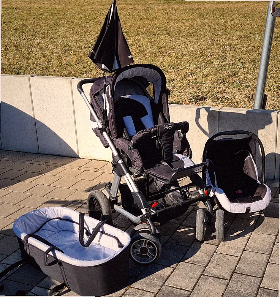 ABC-Design Turbo 6S Kombikinderwagen - Schwarz (61004403)