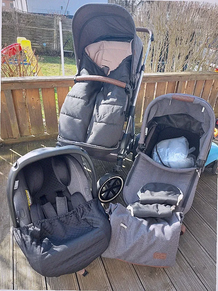 ABC Design Viper 4s Kinderwagen, gebraucht, Anthrazit