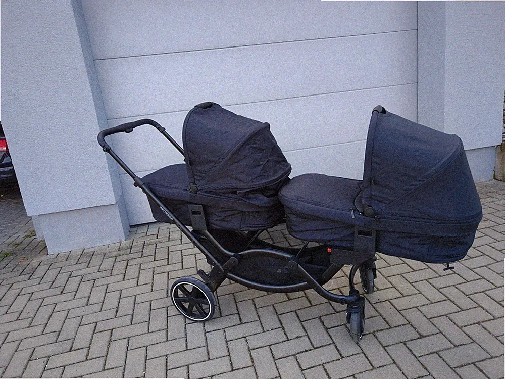 ABC Design Zoom Geschwister-/Zwillingskinderwagen +2Babywannen+2Sportsitze+.....