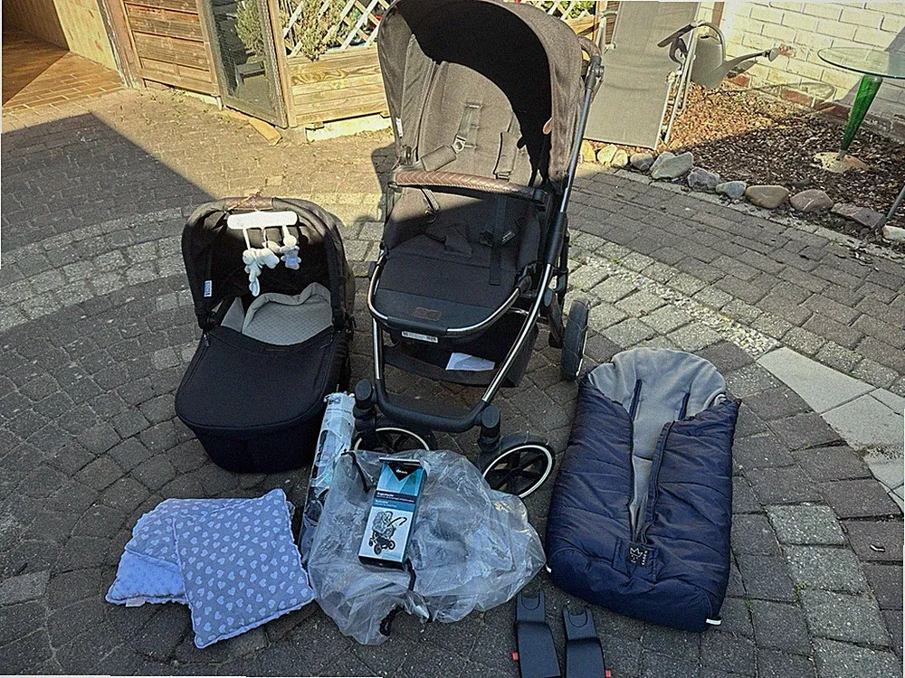 ABC Salsa 3 In 1 Kinderwagen Mit viel Zubehör