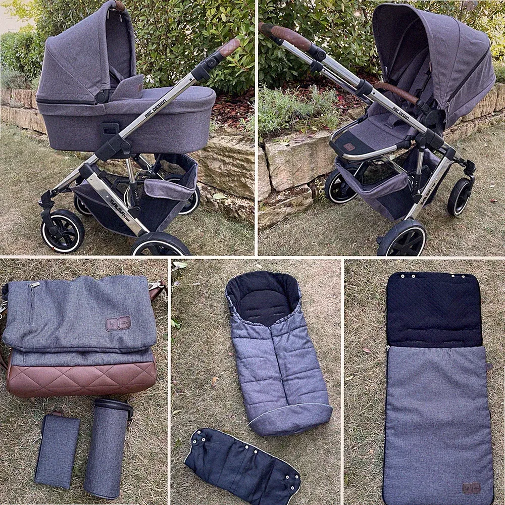 ABC Salsa 4 Air Kinderwagen *Sehr Guter Zustand* mit Viel Zubehör Kinderwagen