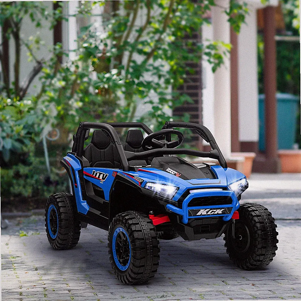 AIYAPLAY Elektro Kinderauto, Geländewagen mit 2,4G Fernbedienung, 5-7 km/h