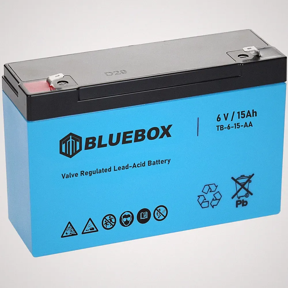 Akku 6V 15Ah Blei Gel Akku Batterie für Alarmanlage AGM USV