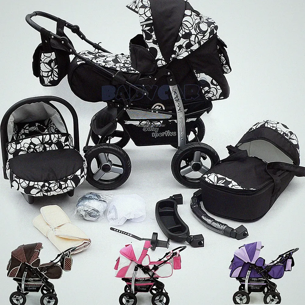 AKTIONS PREIS Kombi Kinderwagen 3in1 Poussette Sportsitz Autositz Babyschale