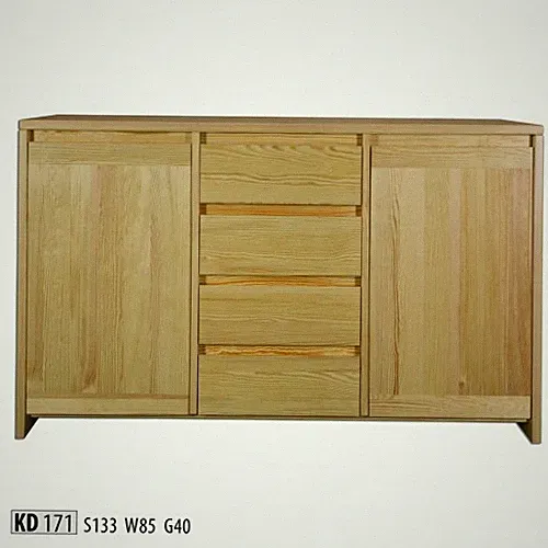 Anrichte Massive Kommode Möbel Kommoden Echtholz Lowboard Neu Sideboard Schrank