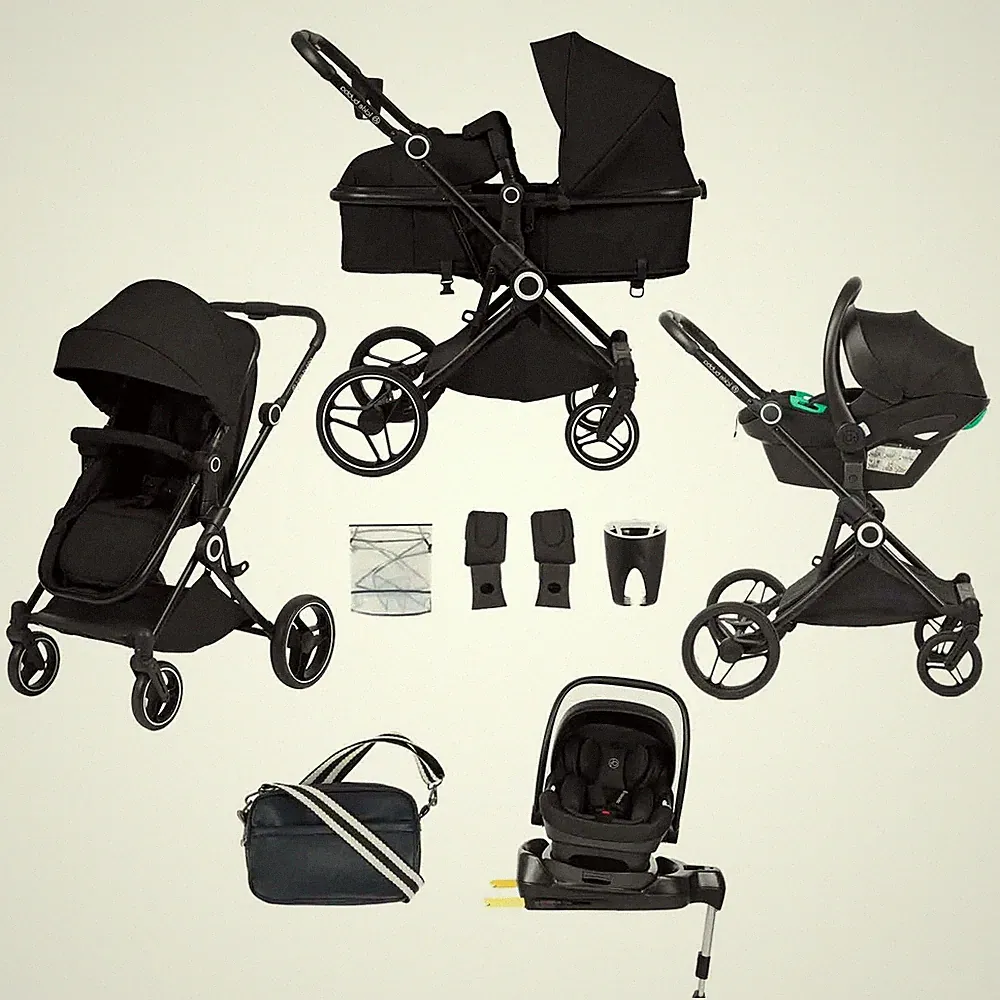 Atom Reisesystem 9-teiliges Set Nimbus 180 Spin Isofix schwarz