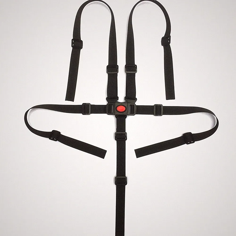 Baby 5-Punkt-Gurt verstellbar für Kinderwagen Hochstuhl Buggy Nylon