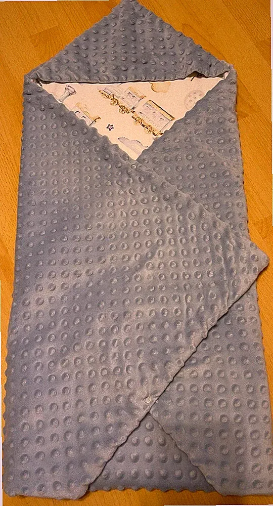 BABY Einschlagdecke 82x82cm Kuscheldecke für Kinderwagen-MaxiCosi-Kindersitz usw
