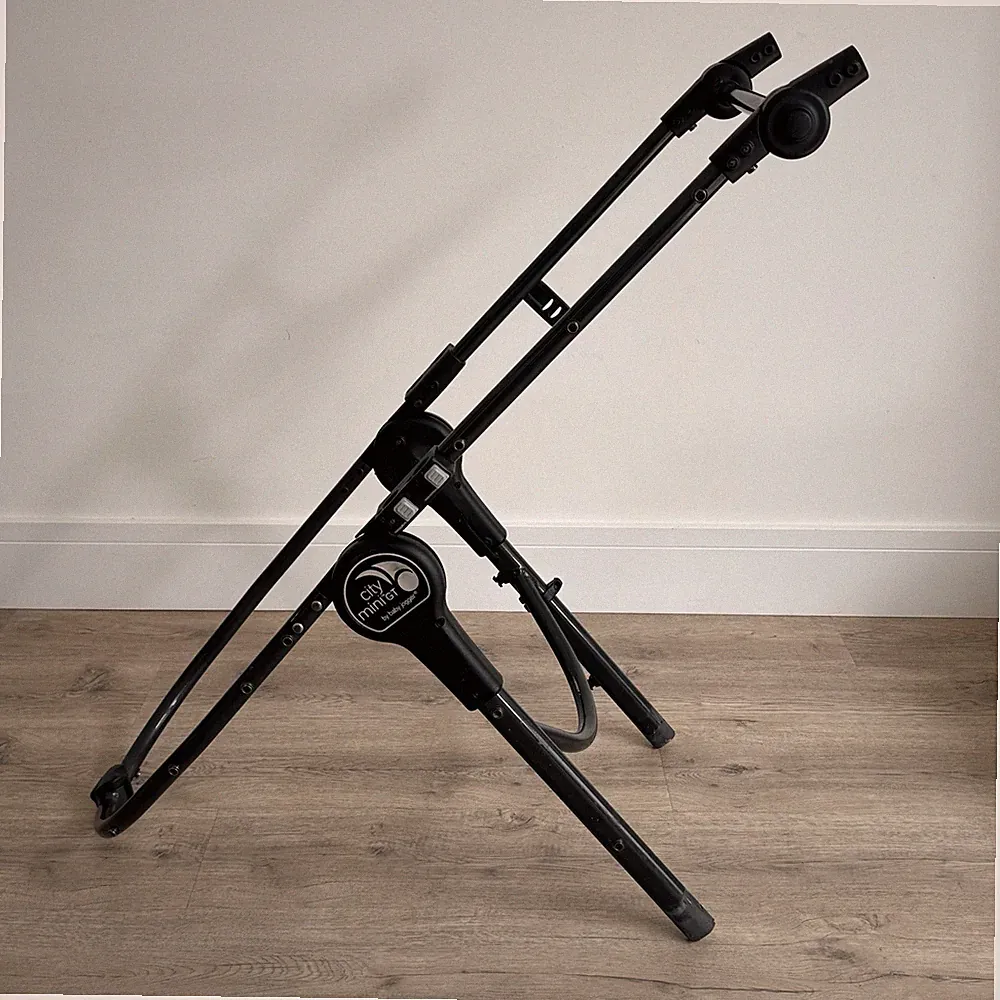 Baby Jogger City Mini GT Einzelkinderwagen nur Gestell schwarz klappbar