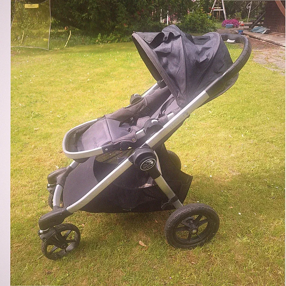 Baby Jogger City Select. Buggy Jogger Einsitzer Kinderwagen Dunkelgrau, klappbar