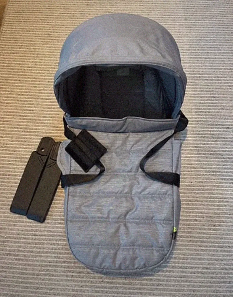 Baby Jogger City Tour 2 Babywanne mit Adaptern (für Doppelkinderwagen)