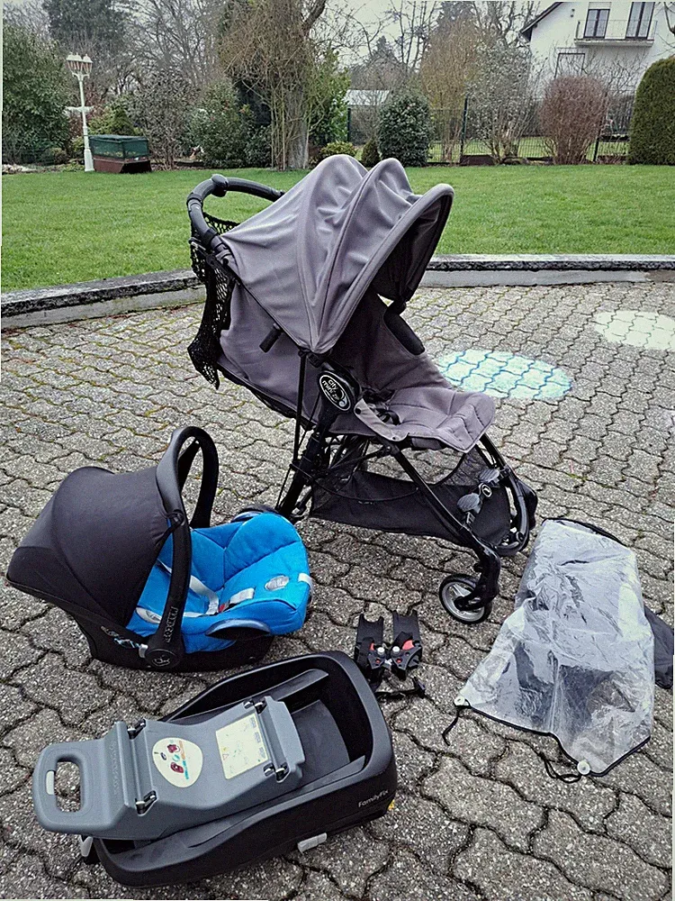 Baby Jogger & Maxi-Cosi Komplettset – Buggy, Babyschale, Isofix & Regenschutz