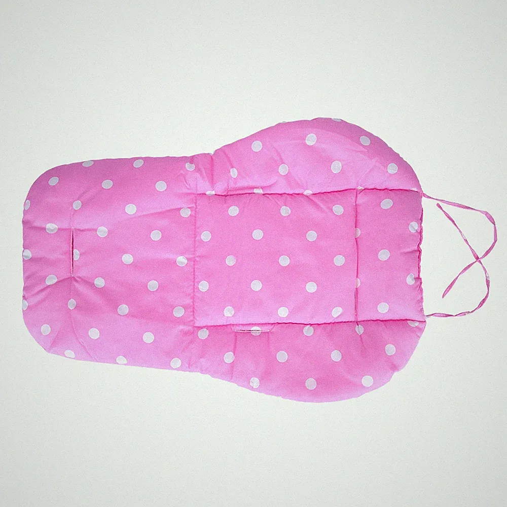 Baby Kinderwagen Buggy Kinderwagen Sitzkissen Mit Punkten Rosa