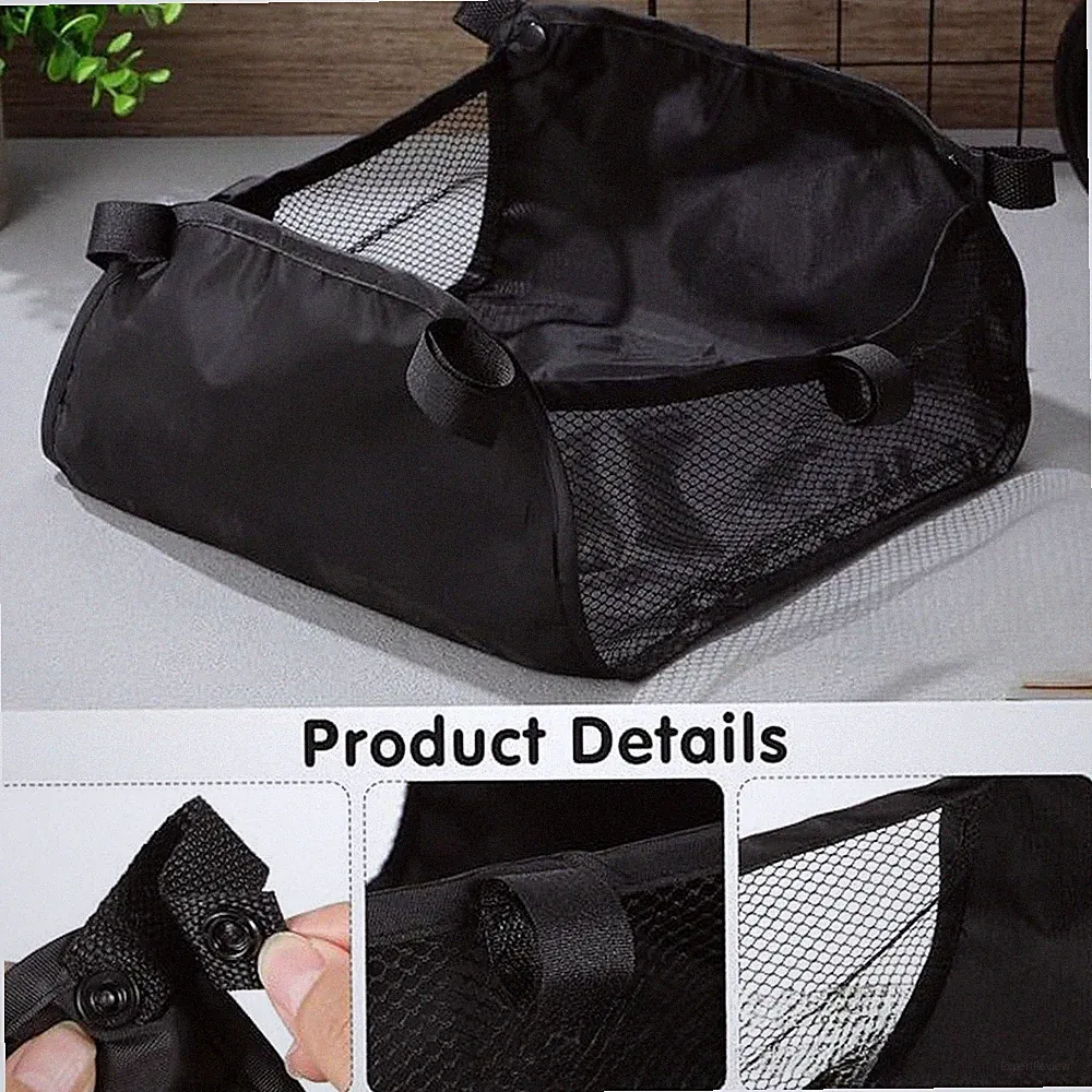 Baby Kinderwagen Zubehör Untersitz Aufbewahrungskorb Netz Organizer Tasche Schw