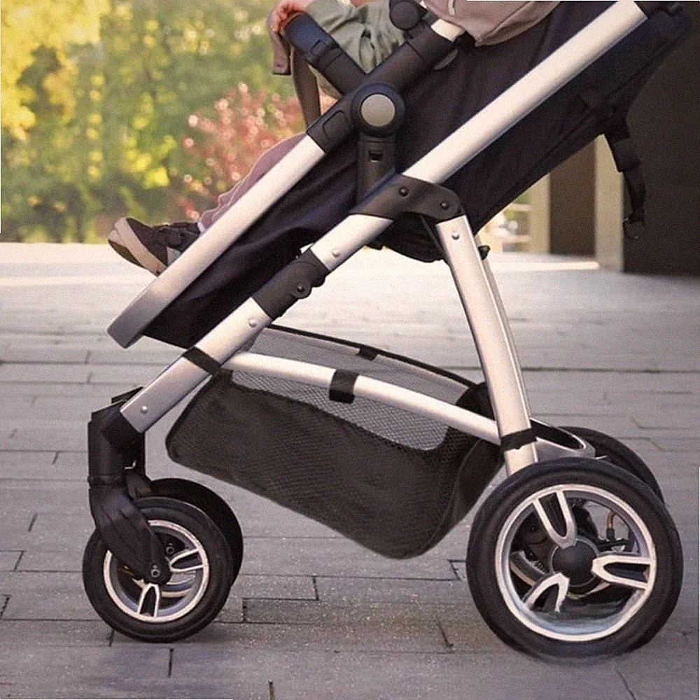 Baby Kinderwagen Zubehör Untersitz Aufbewahrungskorb Netz Organizer Tasche Schw