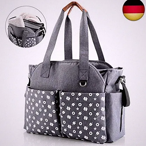 Baby Wickeltasche, Reise Wickeltasche Bote Messenger mit Kinderwagenriemen, 12