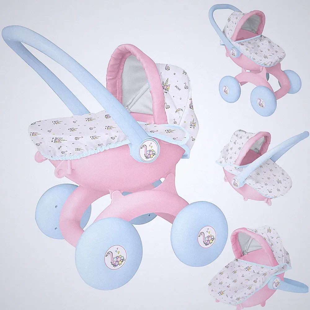 BabyBoo 4 in 1 Mein erster Kinderwagen