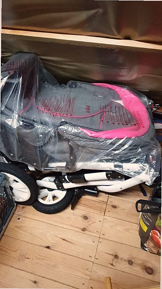 babylux kinderwagen 3in1 rosa